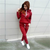 Fall and winter fashion hot new high quality pullover set street loose women's hoodie + sweatpants two-piece set