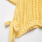 Hollow Out Knit Pullover Women Casual Round Neck Lace Up Bow Sweater Female Autumn Short Sleeves Solid Knitwears Lady