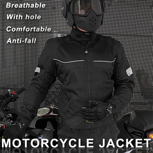 Vemar Summer Men Motorcycle Jacket Motocross Protective Gear Jacket Coat Male Racing Reflective Oxford Clothing Motorbike Jacket