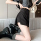 Skirt Pants Skirt Female Spring and Summer New High-waisted Thin A Word Skirts Pants Open Fork Package Hip Business Skirt