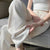 Autumn New Elastic Waist Drawstring Casual Straight Sporty Casual Wide Leg Pants Solid All-Match Basic Trousers Women Clothes