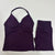 Impact Yoga Set Women Padded Halter Tank Top Scrunch Butt Lifting Gym Shorts Set Summer Sportswear Workout Clothes