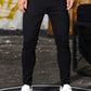 2025 Spring New Mens Slim Fit Classic Skinny Jeans Casual Street Style Casual Mens Skinny Jeans Male Slim Fit Pencil Denim Blue