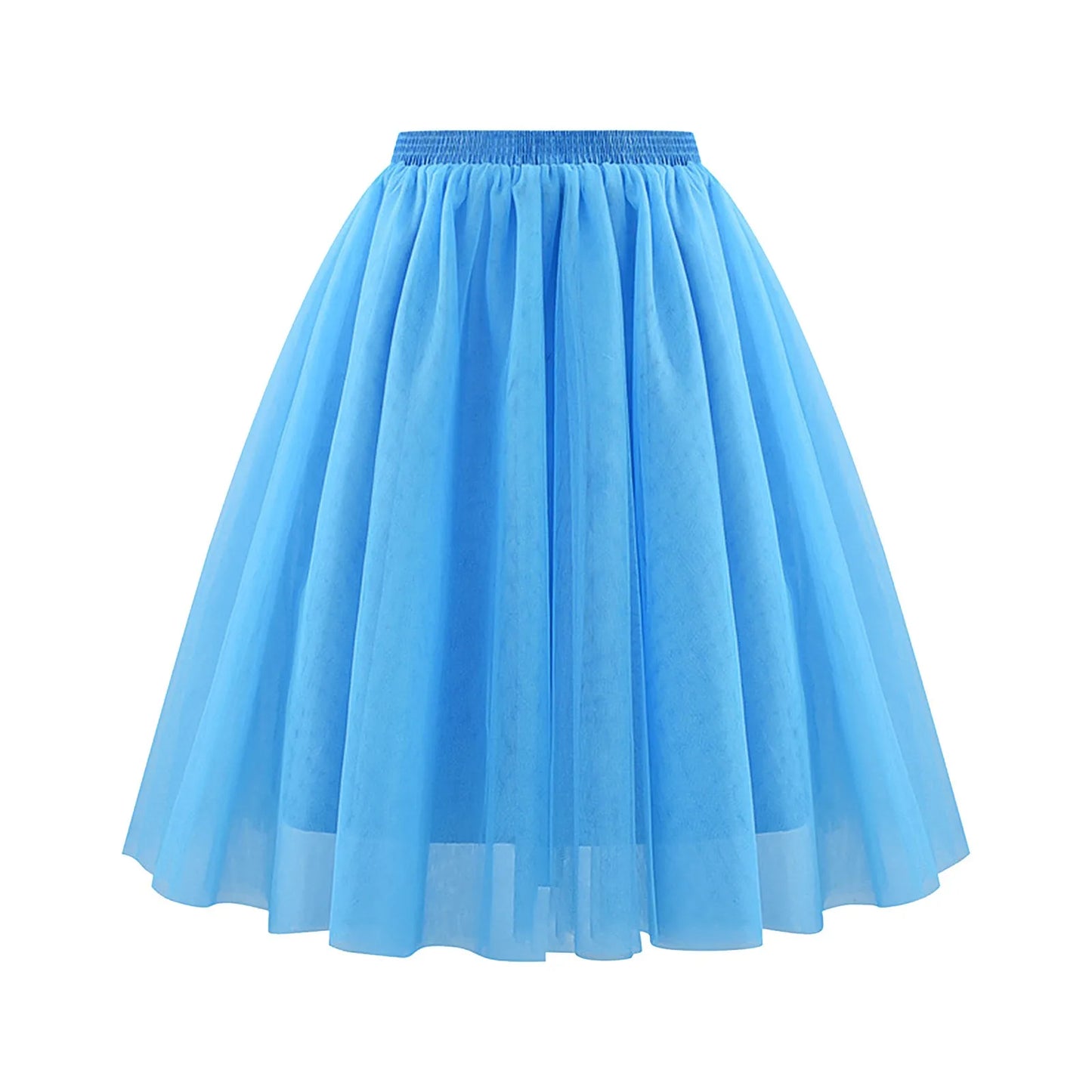 Tutu Skirt For Women 50s Skirt Retro Party Tulle Ballet Rockabilly Petticoat Underskirt Dance Dress Cosplay Mesh Skirt