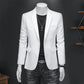 Boutique Fashion Solid Color High-end Brand Casual Business Men's Blazer Groom Wedding Gown Blazers for Men Suit Tops Jacke Coat