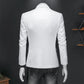 Boutique Fashion Solid Color High-end Brand Casual Business Men's Blazer Groom Wedding Gown Blazers for Men Suit Tops Jacke Coat