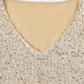 Women‘s Summer Fashion Deep V Neck Sequined Tank Top Stylish Sleeveless Polyester Top Sparkly Club Party Vest Blouses