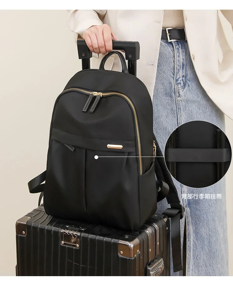 Casual commuting multi-functional backpack for women 14-inch computer backpack  2025 versatile daily large-capacity travel bag