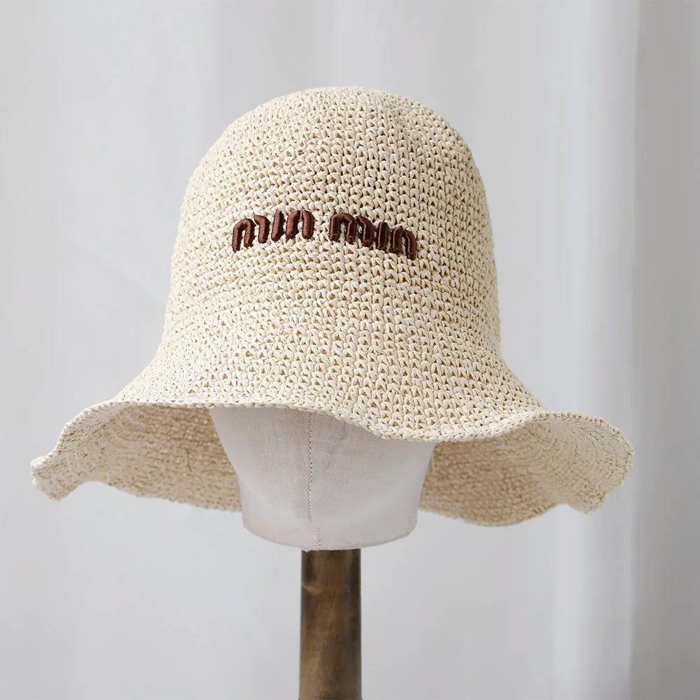 NEW Women Sun Hat Wide Large Brim Beach Hats Womens Summer Straw Hat Foldable Sun Hat Chapeau Femme Beach UV Protection Cap