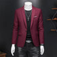 Boutique Fashion Solid Color High-end Brand Casual Business Men's Blazer Groom Wedding Gown Blazers for Men Suit Tops Jacke Coat