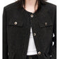 CHIC VEN Fashion Women Woolen Short Coat New Slim Ladies Jacket Female High Waist Middle Pants Sets Spring Autumn 2026