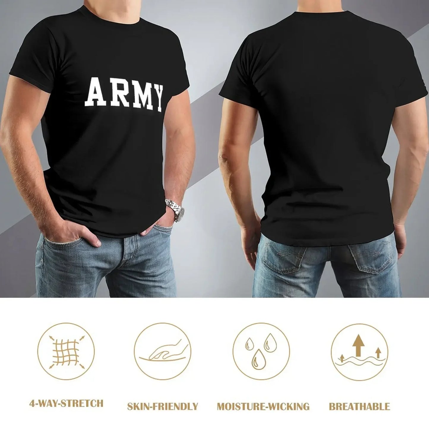 ARMY - Cal Robertson Zero Day T-Shirt tees hippie clothes funnys mens t shirt graphic