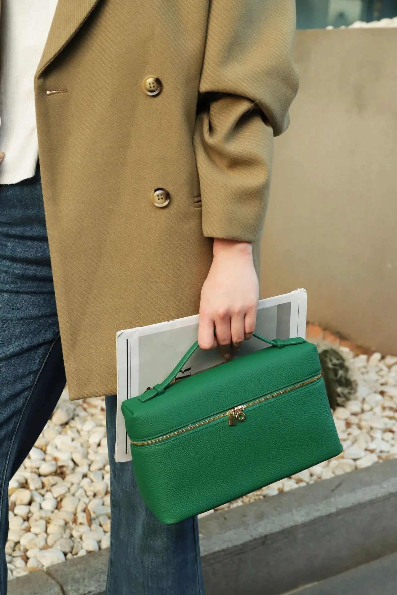 MENDY Women's Bag Handbag Shoulder Bag Crossbody Bags Lunch Box Luxury Designer Genuine Leather LP27 Large Cross Hand-held Cluth