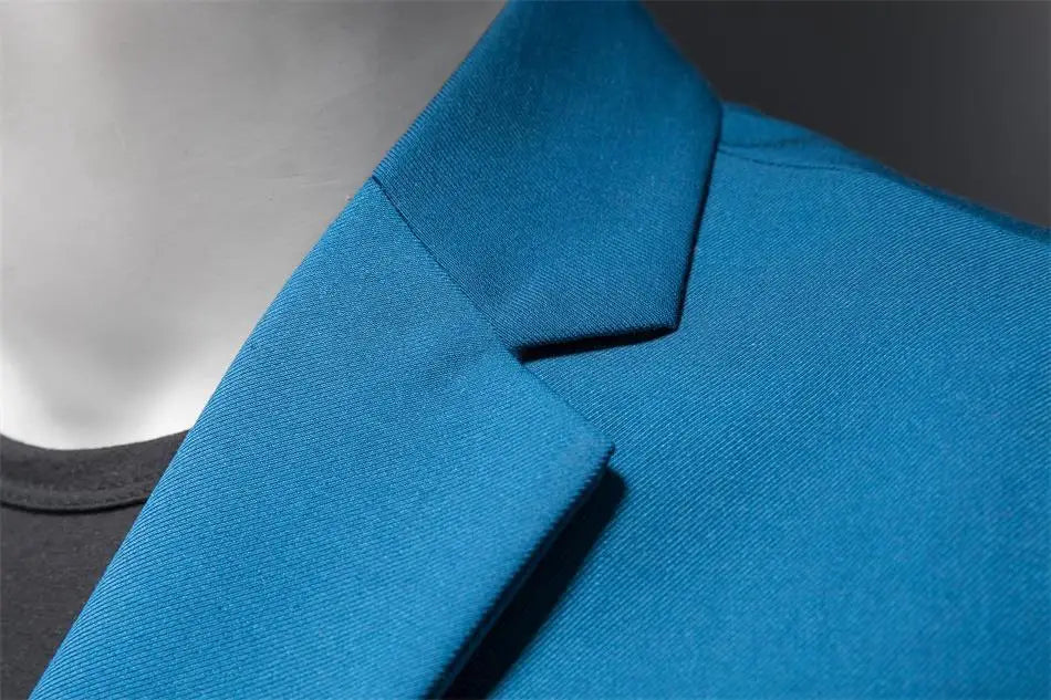 Boutique Fashion Solid Color High-end Brand Casual Business Men's Blazer Groom Wedding Gown Blazers for Men Suit Tops Jacke Coat