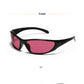 Y2K Silver Sunglasses Color Hollowed Out Future Sense Of Technology Hot Girls Net Red Sunglasses Women Sunglasses Trendy Men