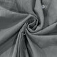 Men's Cotton Linen Long Sleeve Button Down Shirt European American Plus Size Henry Collar Casual Breathable Tops
