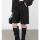 CHIC VEN Fashion Women Woolen Short Coat New Slim Ladies Jacket Female High Waist Middle Pants Sets Spring Autumn 2026