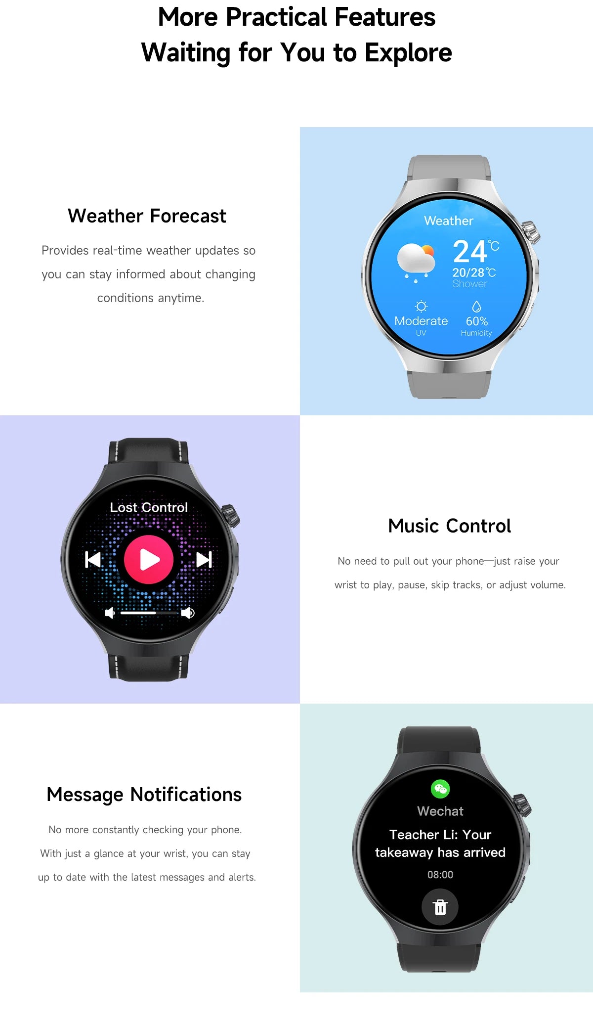 2026 New Outdoor Smart Watch 1.7-inch HD Screen, 100+T Sports Mode, Bluetooth Call Waterproof Smart Watch