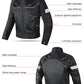 Vemar Summer Men Motorcycle Jacket Motocross Protective Gear Jacket Coat Male Racing Reflective Oxford Clothing Motorbike Jacket
