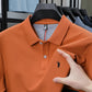 100% pure cotton men's breathable short sleeve T-shirt high-end luxury brand embroidered loose casual summer business polo shirt