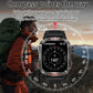 2026 New LED flashlight Military Smart Watch Men IP68 GPS Outdoor Sports Fitness Tracker Health Monitor 2.01" BT Call Smartwatch
