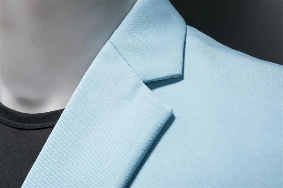 Boutique Fashion Solid Color High-end Brand Casual Business Men's Blazer Groom Wedding Gown Blazers for Men Suit Tops Jacke Coat