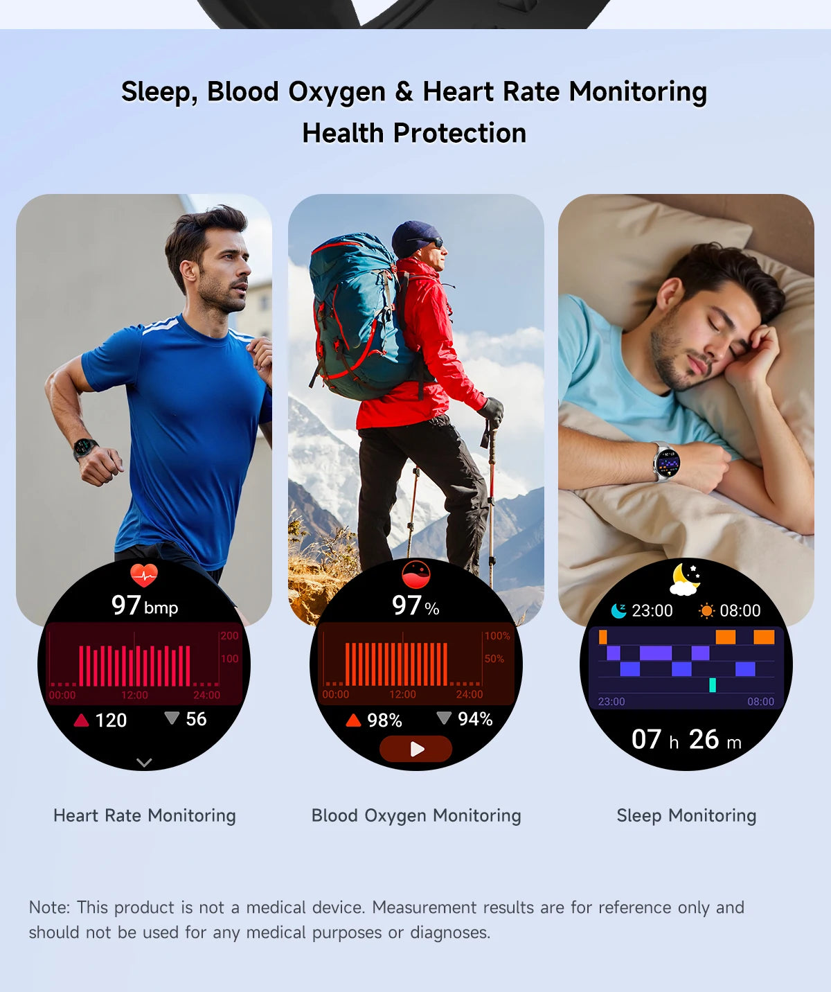 2026 New Outdoor Smart Watch 1.7-inch HD Screen, 100+T Sports Mode, Bluetooth Call Waterproof Smart Watch