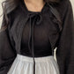 Thin White Cardigan Women Summer Sunscreen Lace-up Knitwear Tops Lady Korean Style Casual Lantern Sleeve Short Sun Protected Top