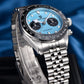 PAGANI DESIGN Men Watches 2026 New Pink BB Panda Dial Chronograph Fashion Luxury Quartz Watch For Men VK64 Movt Waterproof Watch