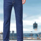 New Men Light Luxury Stretch Slim Fit Pants Comfortable Soft Business Fashion Straight Casual Denim Trousers Male Brand Clothing