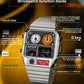 Retro Square Watches Men's Multifunctional Outdoor Sports Ultra-thin Steel Waterproof Alarm Clock Dual Display Electronic Watch