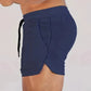 Men's Geometric Pattern Basketball Shorts with Mid Waist Micro Elastic Quick Drying Breathable Sports Pants for Running  Fitness