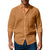 2026 Spring Summer New Mens Slim Fit Solid Color Long Sleeve Shirt Cotton Linen Casual Top Breathable ventilate absorb sweat