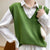 Spring Autumn Knitted Vest for Women Clothes Fashion Casual Thin Sweater Vests Harajuku Tank Tops Ropa Mujer Elegant Blusas