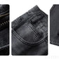 KSTUN 2026 Spring Men's Loose Straight Jeans Wide Leg Vintage Grey Cargo Pants Male Streetwear Trousers Multi-pockets Designer