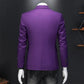 Boutique Fashion Solid Color High-end Brand Casual Business Men's Blazer Groom Wedding Gown Blazers for Men Suit Tops Jacke Coat