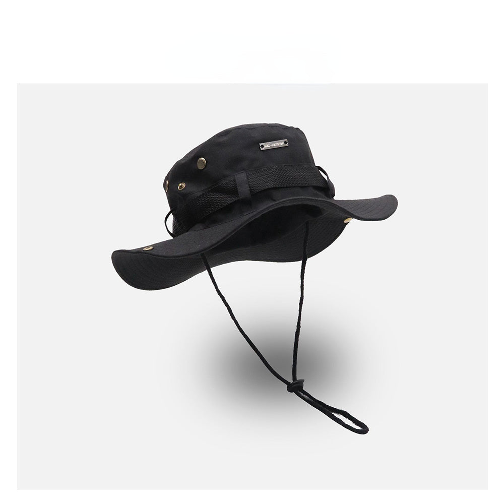 Summer New Bucket Hat For Men Fisherman Cap Fishing Outdoor Sunshade Big Brim Panama Hat Sunscreen Riding Hiking Suncreen Sunhat