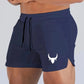 Men's Geometric Pattern Basketball Shorts with Mid Waist Micro Elastic Quick Drying Breathable Sports Pants for Running  Fitness