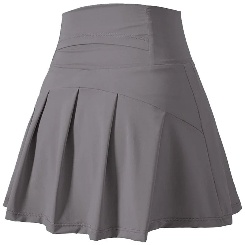 Women's High Waist Sports Short Skirt Quick Dry Fitness Yoga Running Tennis Golf Wear Summer Sport Skirts