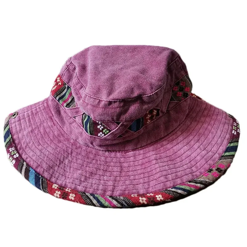 Summer New Bucket Hat For Men Fisherman Cap Fishing Outdoor Sunshade Big Brim Panama Hat Sunscreen Riding Hiking Suncreen Sunhat