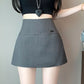Skirt Pants Skirt Female Spring and Summer New High-waisted Thin A Word Skirts Pants Open Fork Package Hip Business Skirt