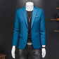 Boutique Fashion Solid Color High-end Brand Casual Business Men's Blazer Groom Wedding Gown Blazers for Men Suit Tops Jacke Coat
