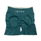 TEVEO Women's Sports Yoga Shorts Fitness Cycling Elastic Sports Pants Ignite Sculpt Scrunch Short Yoga Bra Set