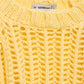 Hollow Out Knit Pullover Women Casual Round Neck Lace Up Bow Sweater Female Autumn Short Sleeves Solid Knitwears Lady