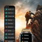 2026 New LED flashlight Military Smart Watch Men IP68 GPS Outdoor Sports Fitness Tracker Health Monitor 2.01" BT Call Smartwatch