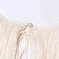 TWOTWINSTYLE Solid Blouse Mini Dresses For Women V Neck Long Sleeve Spliced Lace Up Sweet Style Dress Female Clothing Fashion