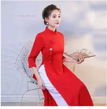 2026 chinese sexy nightclub dress improved cheongsam flower print qipao dress+shorts set hotel spa work dress beauty uniform