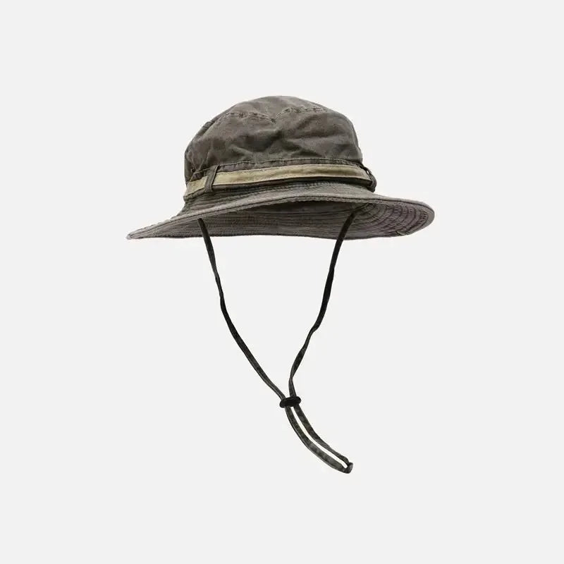 Summer New Bucket Hat For Men Fisherman Cap Fishing Outdoor Sunshade Big Brim Panama Hat Sunscreen Riding Hiking Suncreen Sunhat
