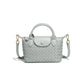 Handwoven single-shoulder small dumpling bag, fashionable bucket bag, new simple ladies crossbody lunch box bag, small tote bag