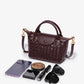 Handwoven single-shoulder small dumpling bag, fashionable bucket bag, new simple ladies crossbody lunch box bag, small tote bag